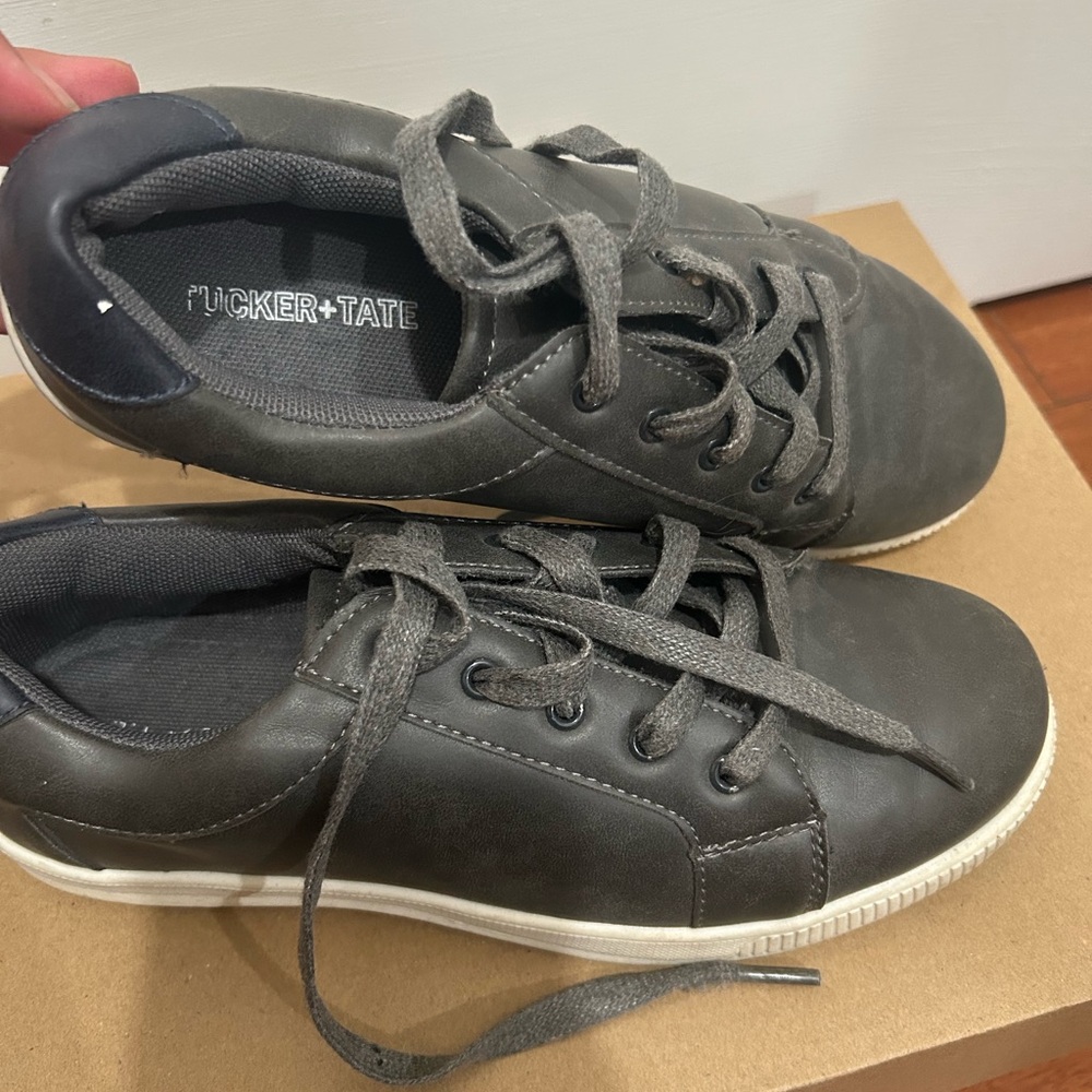 Tucker + Tate Charcoal Lace-Up Sneakers